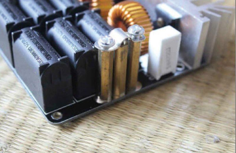 Coil fixing standoffs.