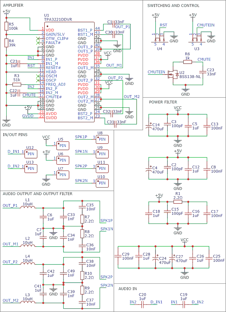 Circuit schematics.