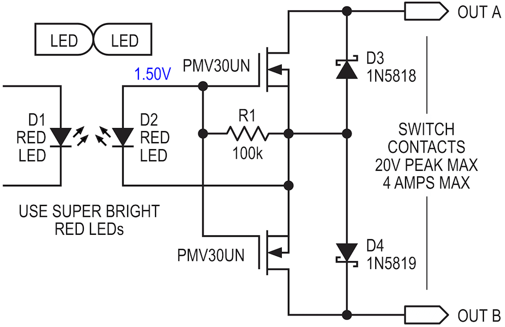 Bidirectional solid state relay