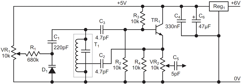 In this BFO schematic, VR1 is the pitch and VR2 is the level.