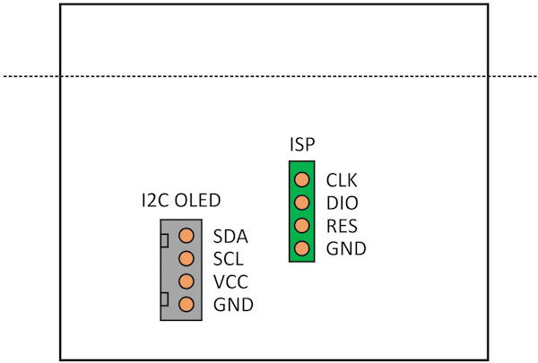 Wiring diagram of the AC energy meter circuit.