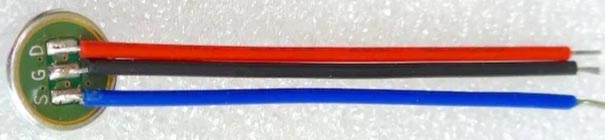 A typical wireless microphone.
