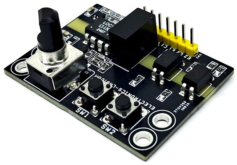 Assembled PCB board of the module.