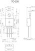 Datasheet TIP115 - Fairchild Даташит Составной транзистор Дарлингтона, PNP, -60 В, TO-220