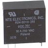 Datasheet R24-5D10-24V - NTE Electronics POWER RELAY, SPDT, 24 V DC, 10 A, PC BOARD