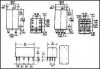 Datasheet HC4-H-AC240V - Panasonic Даташит POWER Реле, 4PDT, 240  VAC, 5  А, PLUG IN