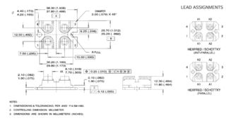 Datasheet GA200SA60UP - Vishay Даташит SINGLE IGBT, 600 В, 200 А