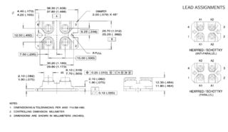 Datasheet GA200SA60UP - Vishay Даташит SINGLE IGBT, 600 В, 200 А